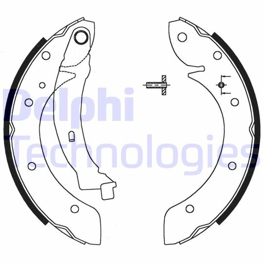 LS1716 Brake Shoe Set