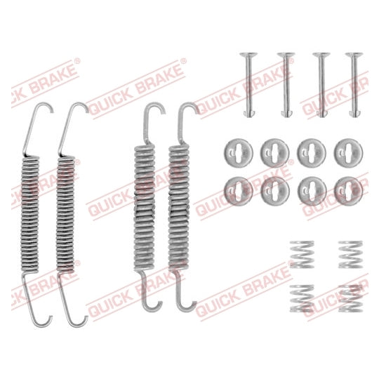 105-0548 Brake shoe fitting set