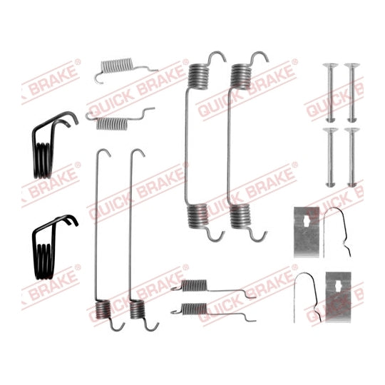 105-0799 Brake shoe fitting set