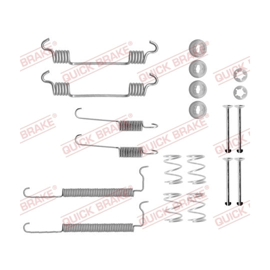 105-0710 Brake pad fitting set