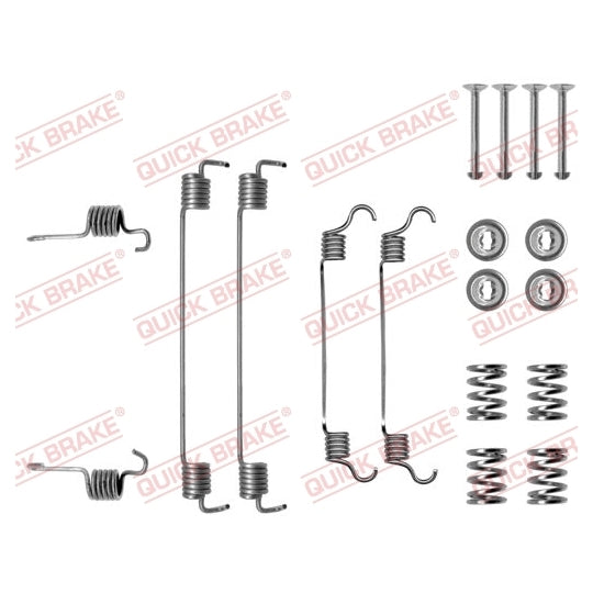 105-0784 Brake shoe fitting set