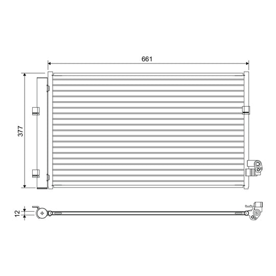 822647 Condenser, air conditioning