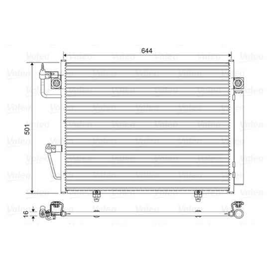 822620 Condenser, air conditioning