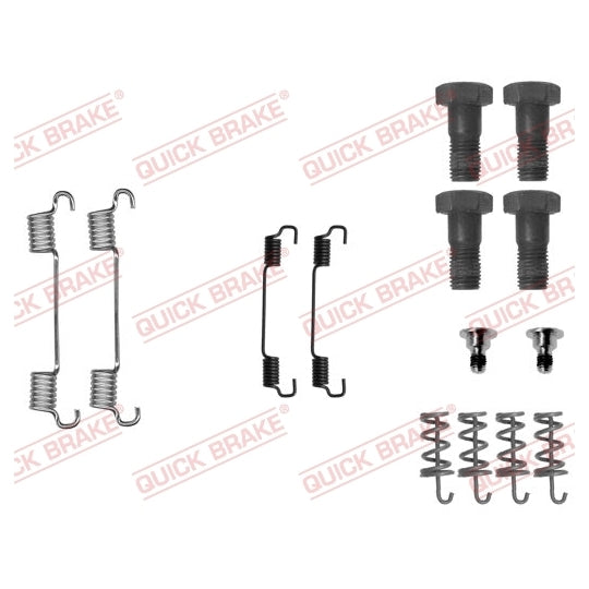 105-0716 Brake shoe fitting set
