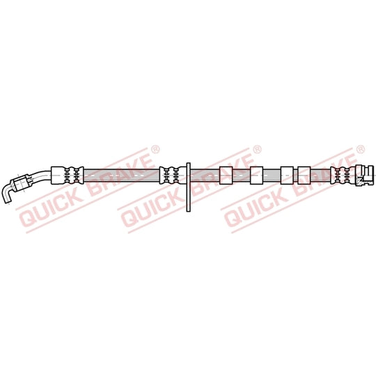 50.872 Flexible brake pipe