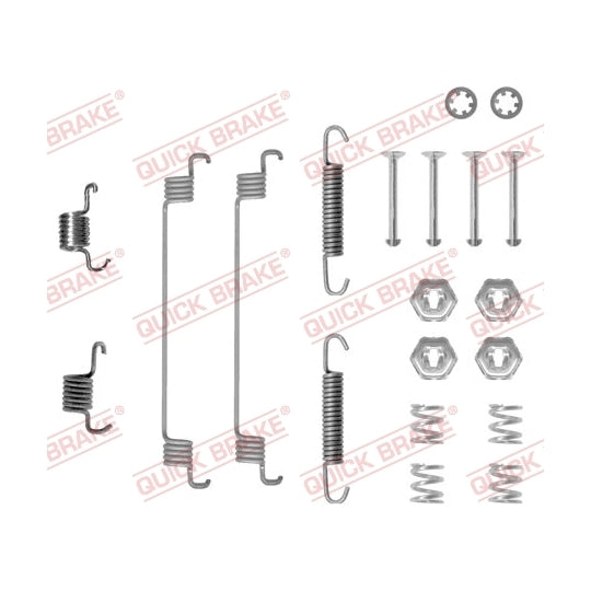 105-0651 Brake pad fitting set