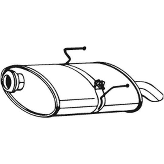 190-265 End Silencer