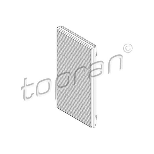 501 187 Filter, interior air