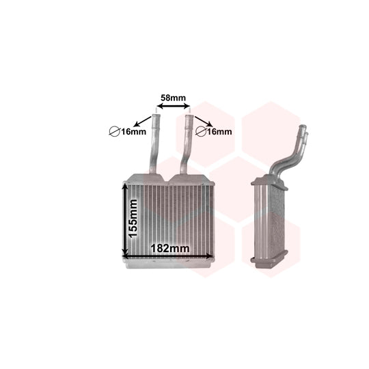 37006197 Heat Exchanger, interior heating