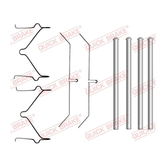 109-1701 Brake pad fitting set