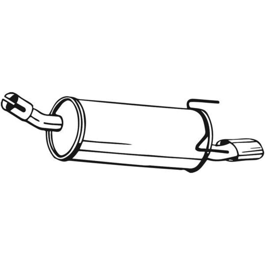 185-133 End Silencer