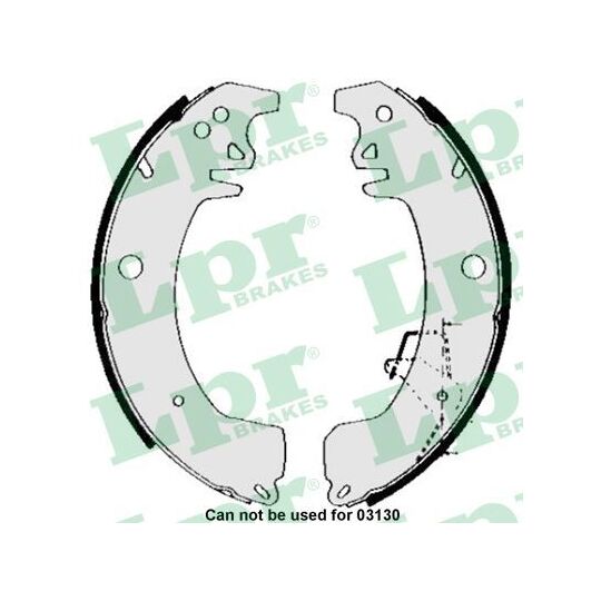 05090 Brake Shoe Set