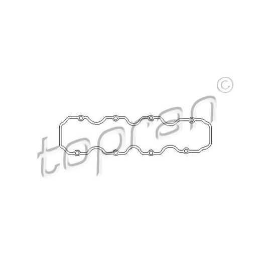 205 568 Gasket, cylinder head cover