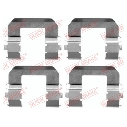 109-1617 Brake pad fitting set
