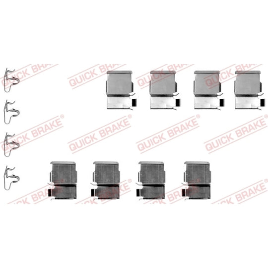 109-1133 Brake pad fitting set