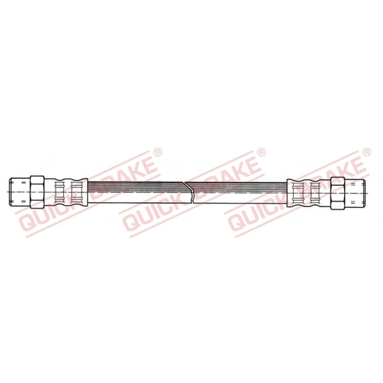 22.003 Flexible brake pipe