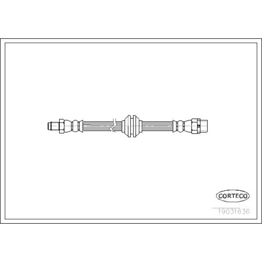 19031636 Brake Hose