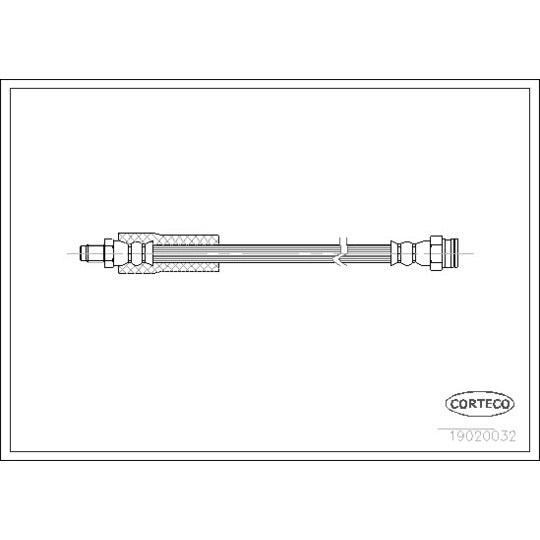 19020032 Brake Hose