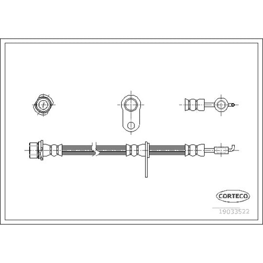 19033522 Brake Hose