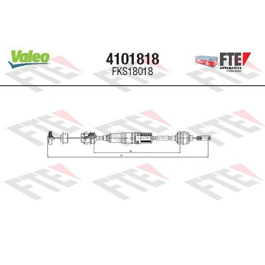 4101818 Clutch Cable