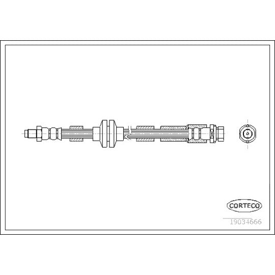 19034666 Brake Hose