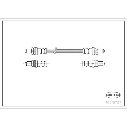 19018737 Brake Hose