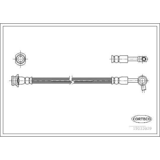 19033029 Brake Hose