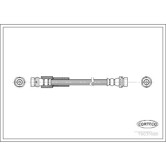 19031686 Brake Hose