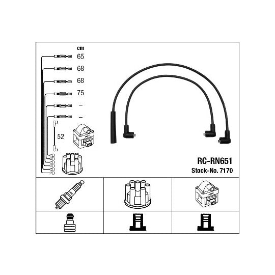 7170 Ignition Cable Kit