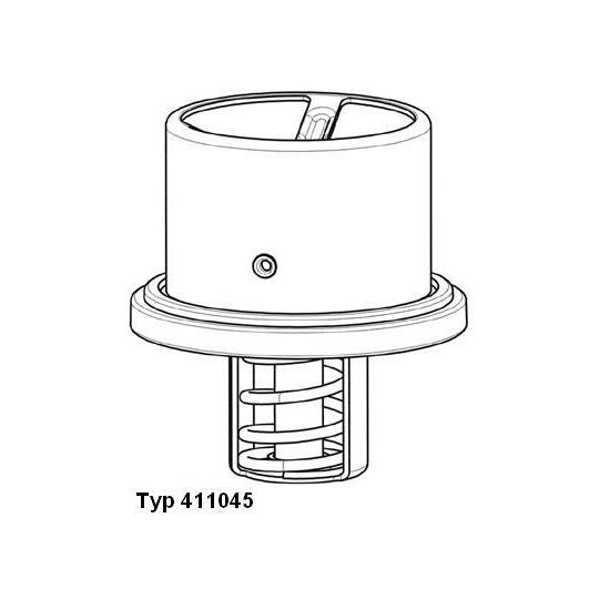 411045.82D Thermostat, coolant