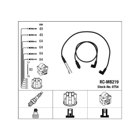 0754 Ignition Cable Kit