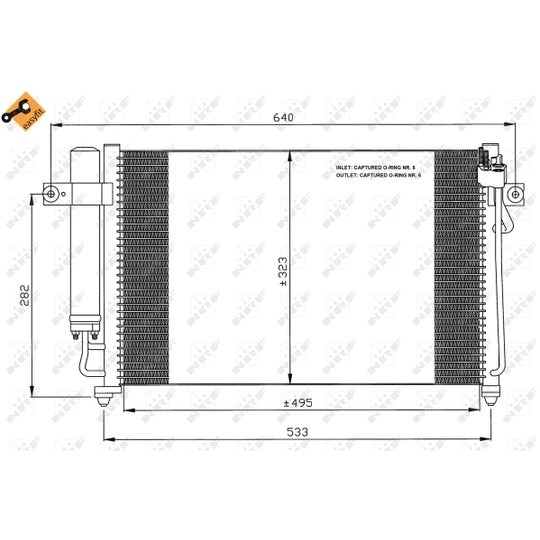 35476 Condenser, air conditioning