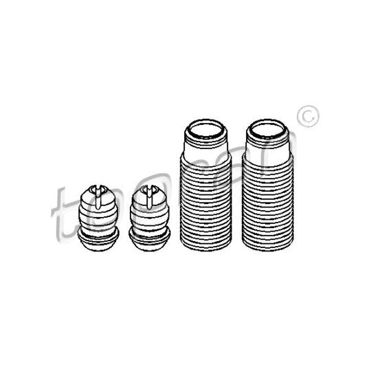 914 001 Dust Cover Kit, shock absorber