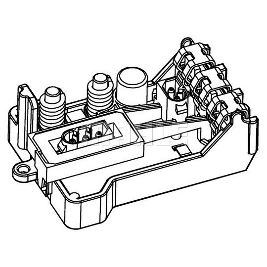 ABR 30 000P Regulator, passenger compartment fan