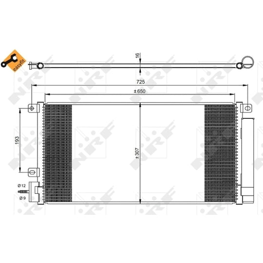 350067 Condenser, air conditioning