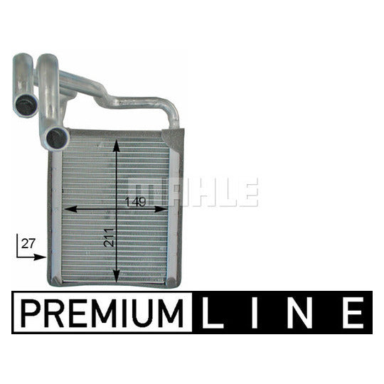 AH 203 000P Heat Exchanger, interior heating