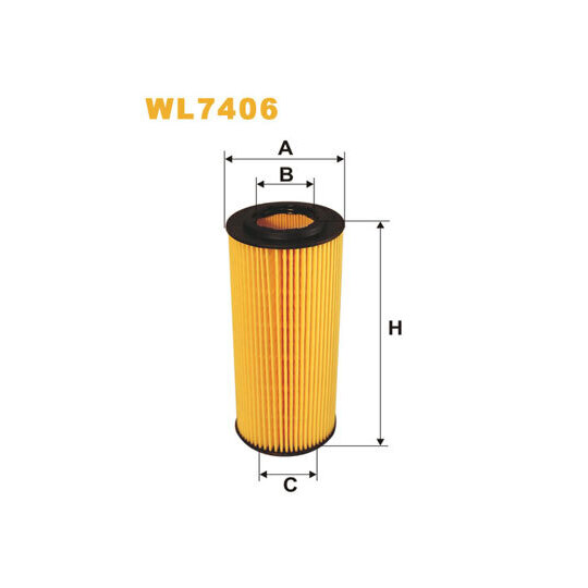 WL7406 Oil filter