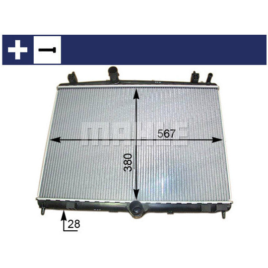CR 2113 000S Radiator, engine cooling