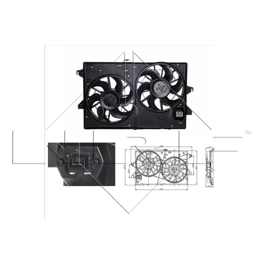 47003 Fan, radiator