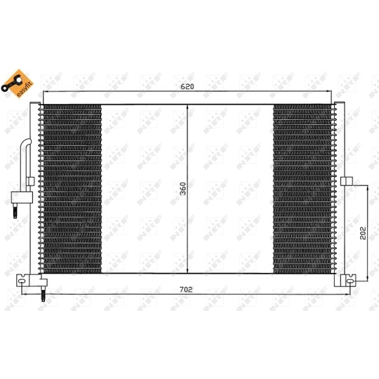 35603 Condenser, air conditioning