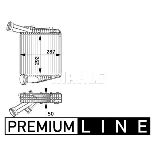 CI 142 000P Intercooler, charger