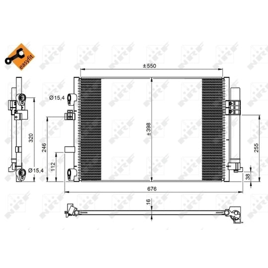 350209 Condenser, air conditioning