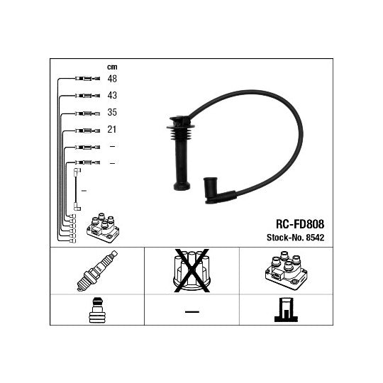 8542 Ignition Cable Kit