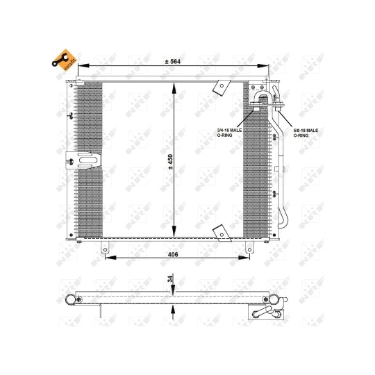 35132 Condenser, air conditioning