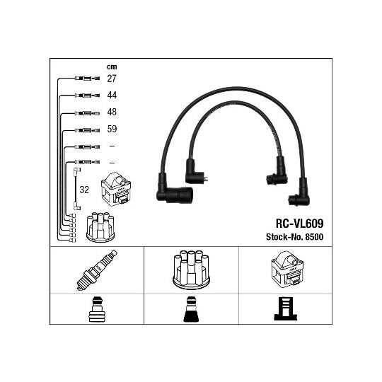 8500 Ignition Cable Kit