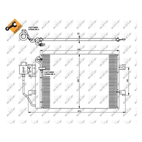 35309 Condenser, air conditioning