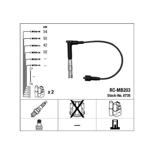 0738 Ignition Cable Kit