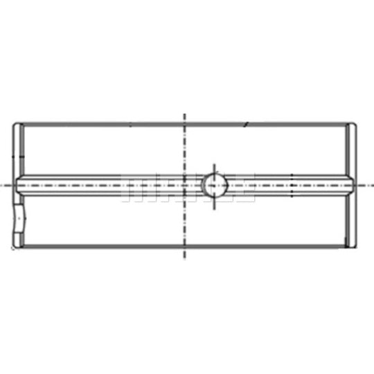 151 HL 18607 000 Main Bearings, crankshaft