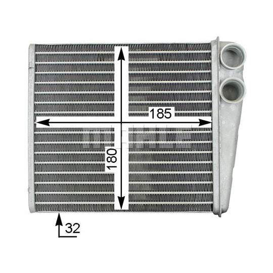 AH 208 000S Heat Exchanger, interior heating