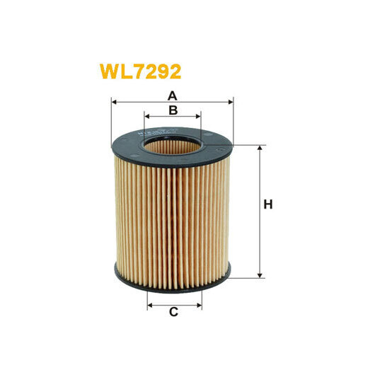 WL7292 Oil filter